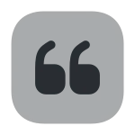 Quote Down Square SVG Icon